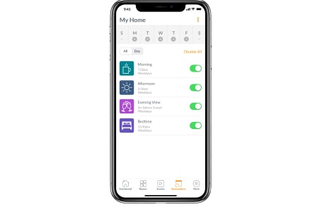 Smart Home Shade Automation App